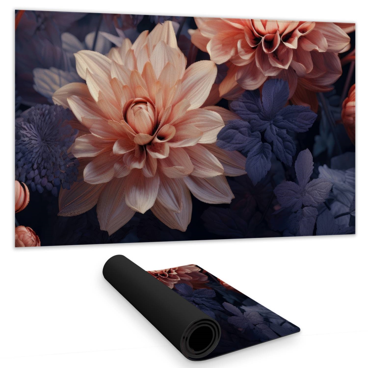 Concius Sales C1DM1424K8ZYHR 14 x 24 in. Pink and Purple Gaming Mat - Stylish Home Decor Play Surface