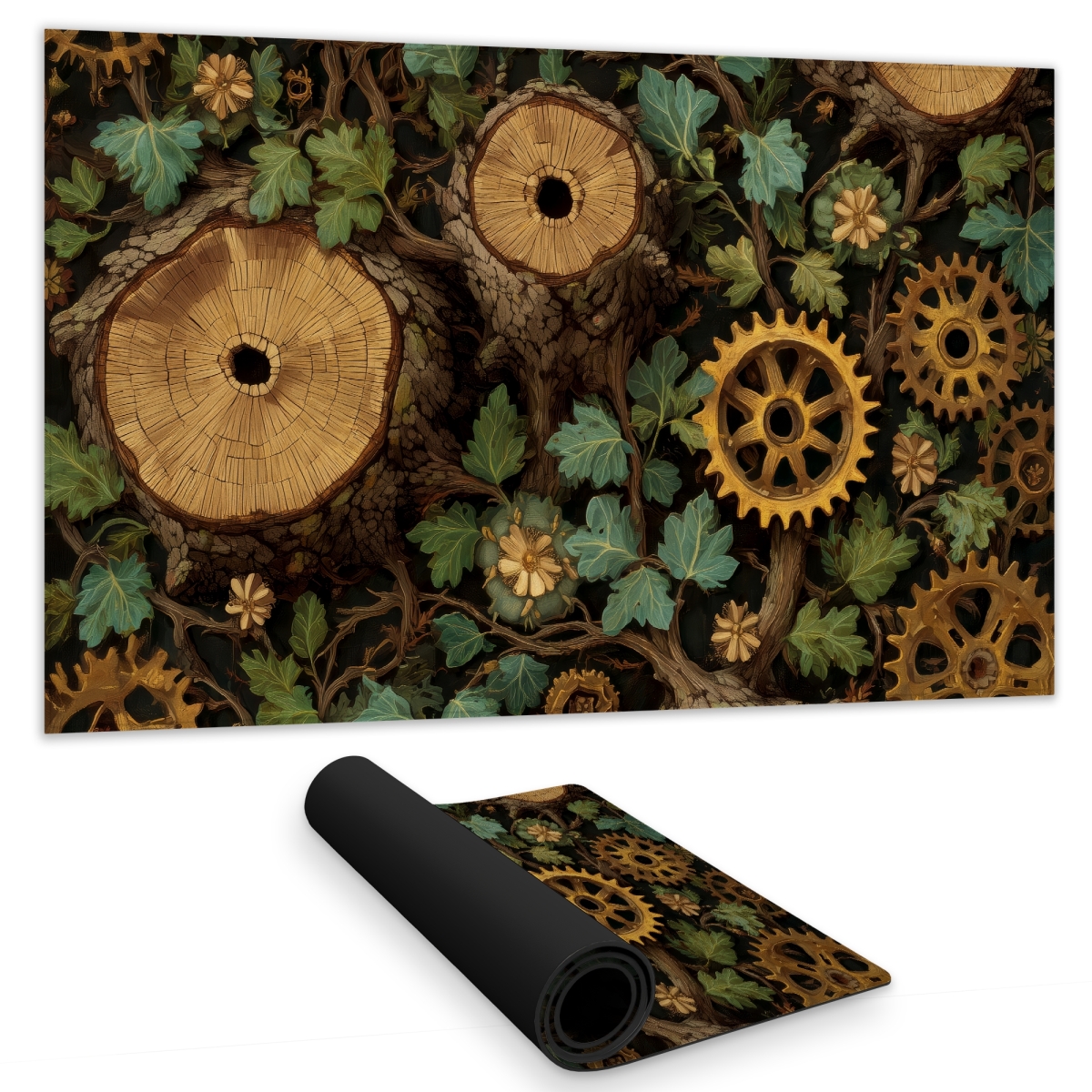 Concius Sales C1DM1424Z0FD41 14 x 24 in. Hiding Gears Gaming Mat - Stylish Home Decor Gaming Surface