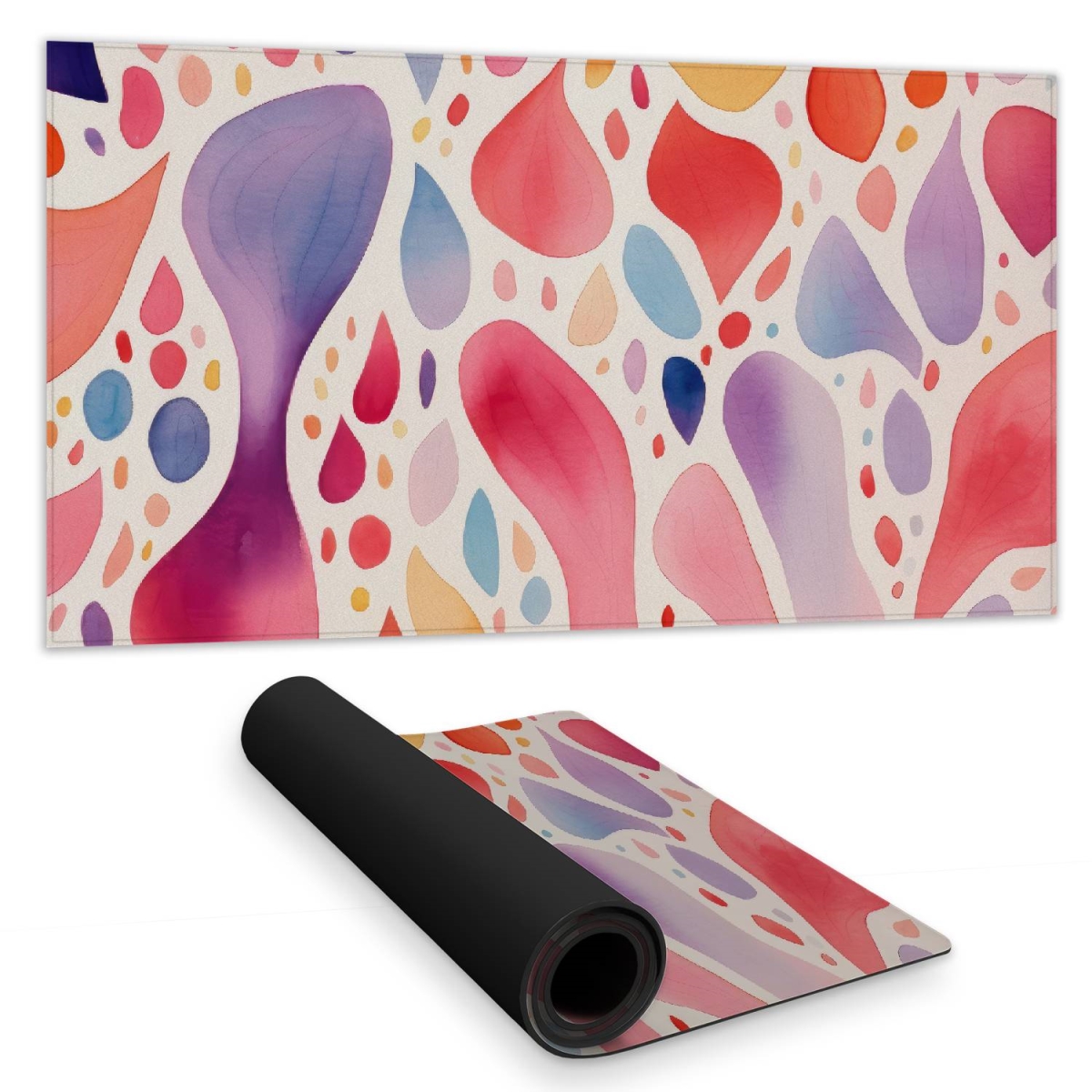 Concius Sales C1DM15310V486U 16 x 32 in. Splotches Desk Mat - Stylish Home Decor Desk Accessory