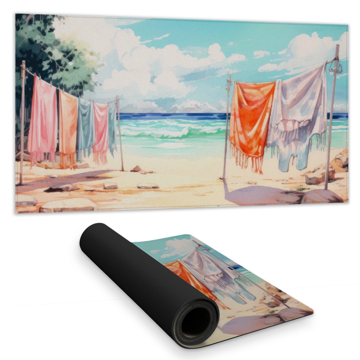 Concius Sales C1DM15318604HX 16 x 32 in. Sunny Side Desk Mat - Stylish Home Decor Essential