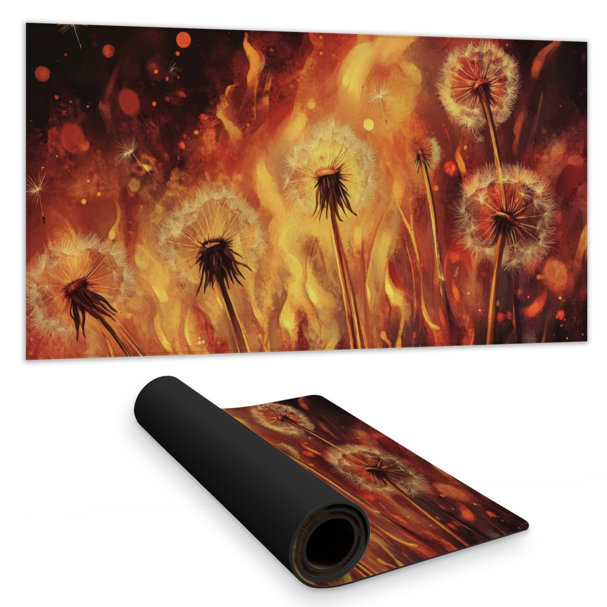 Concius Sales C1DM15318THTET 16 x 32 in. Dandy Fire Desk Mat - Stylish Home Decor for Your Workspace