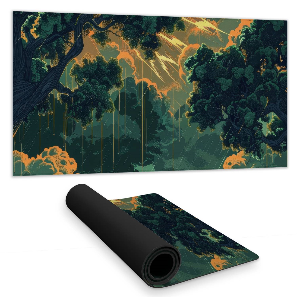 Concius Sales C1DM15319EAP34 16 x 32 in. Drops Desk Mat - Stylish Home Decor Accessory for Desks
