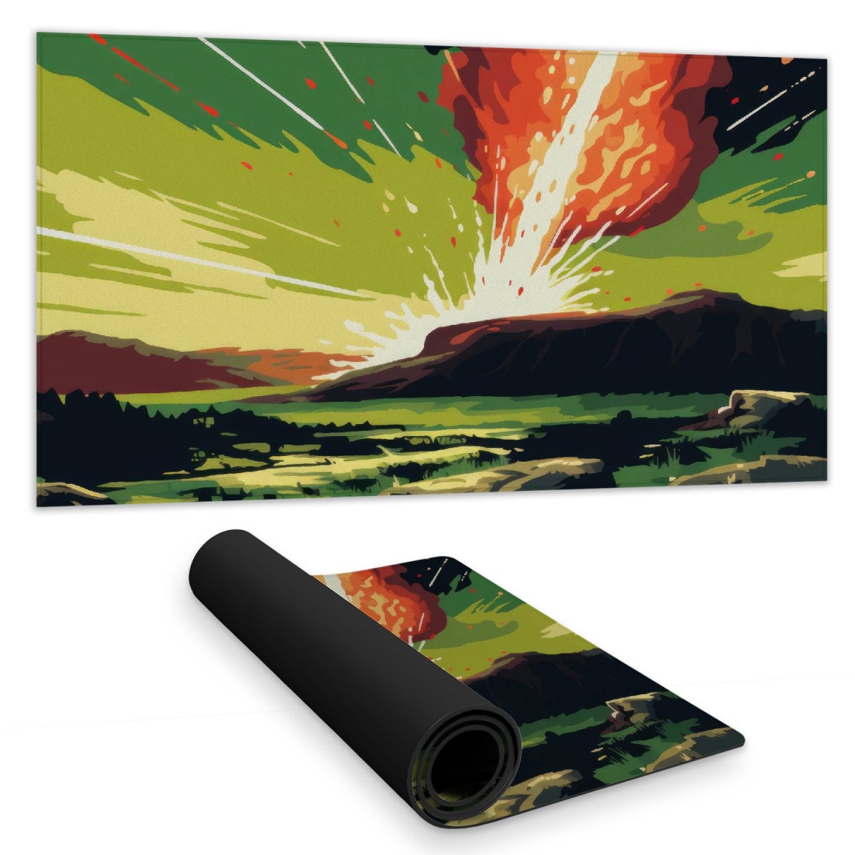 Concius Sales C1DM1531CT9R6Y 16 x 32 in. The Crash Desk Mat - Stylish Home Decor Desk Accessory