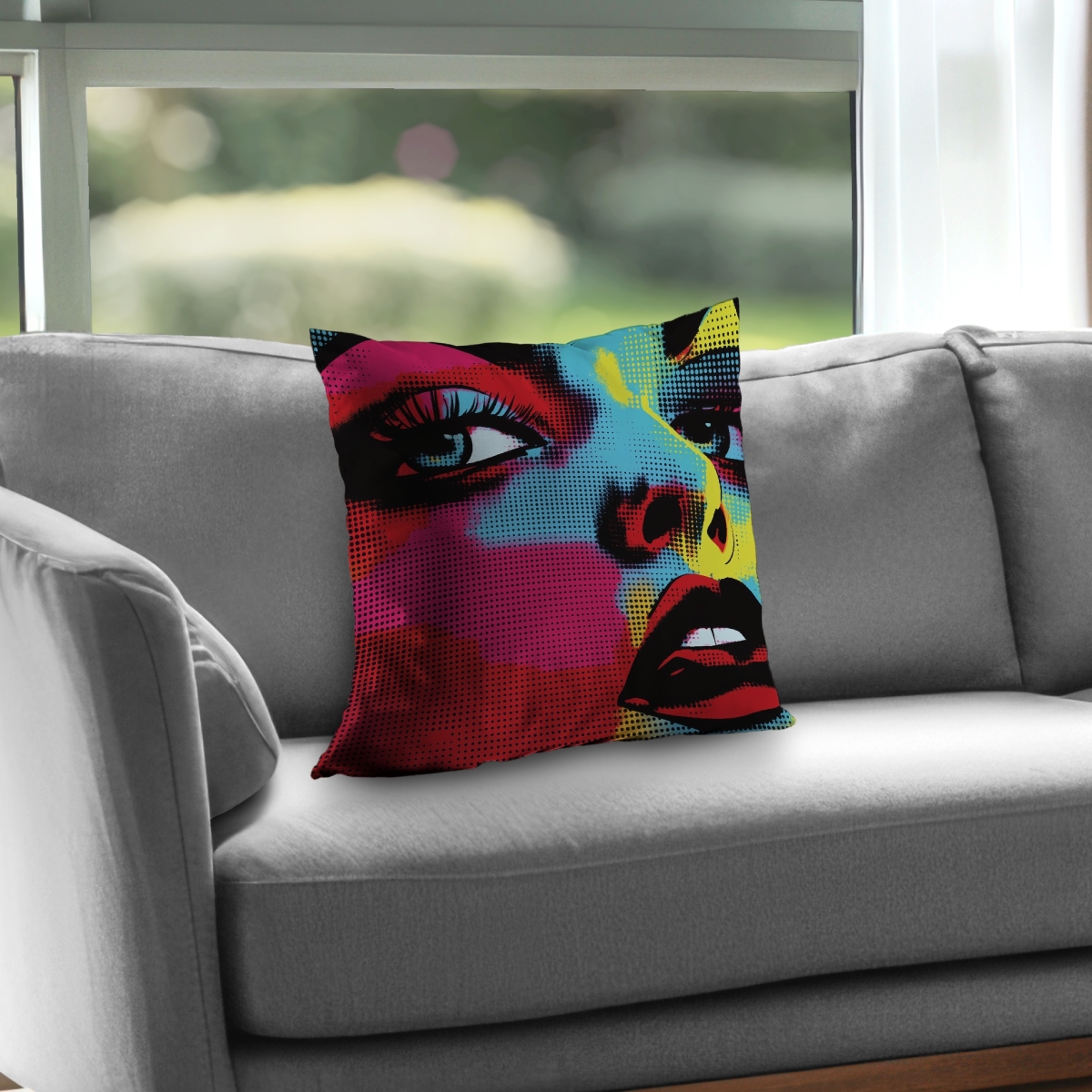 Concius Sales C1PC181844TT1N 18 x 18 in. Comics Poly Twill Throw - Stylish Home Decor Blanket - Insert NOT included