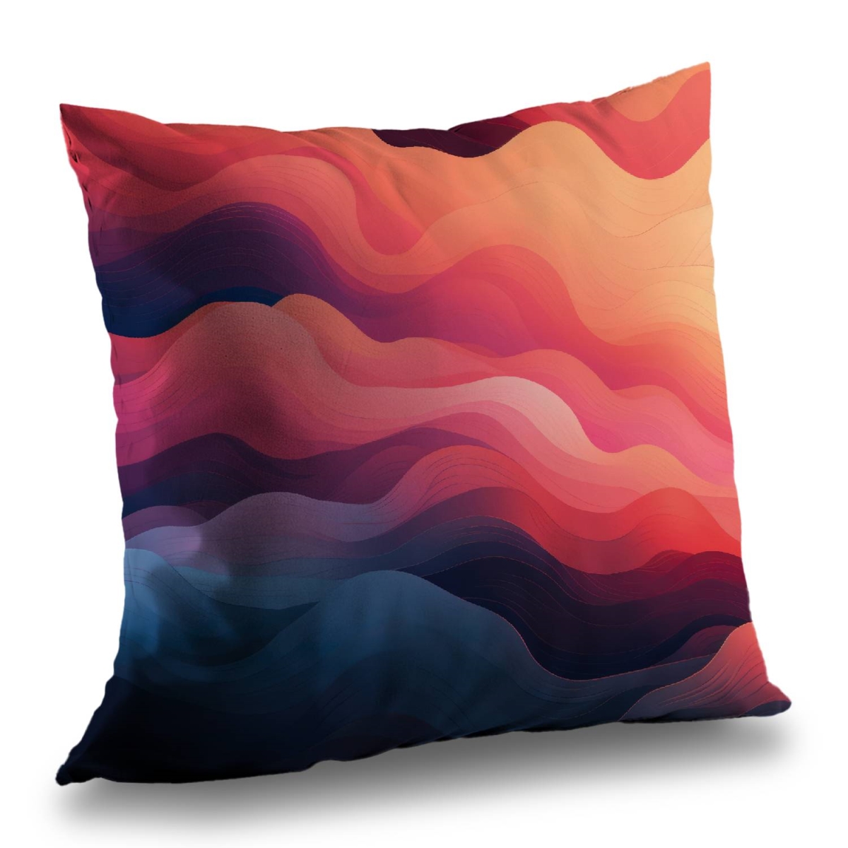 Concius Sales C1PT1818RK5VUS 18 x 18 in. Ethereal Smoke Poly Twill Throw Pillow - Elegant Home Decor - Insert Included