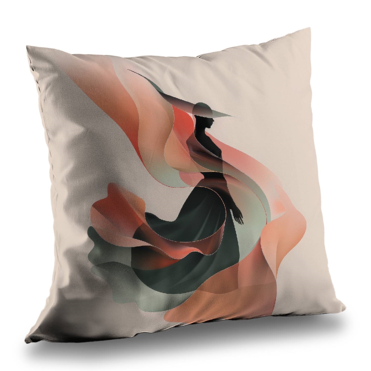 Concius Sales C1PT2626CE3C8S 26 x 26 in. Elegance Poly Twill Throw Pillow - Stylish Home Decor Accent - Insert Included