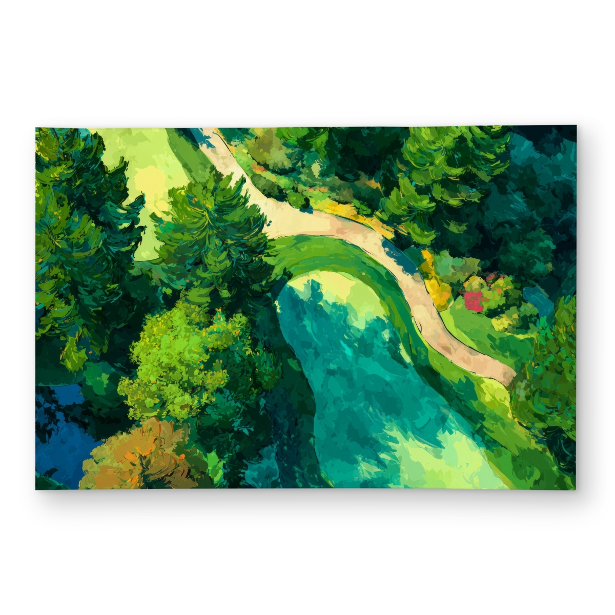 C1ROAR23IQOCYT 2 x 3 ft. Peaceful Course Modern Outdoor Rectangle Area Rug - Man Cave Home Decor
