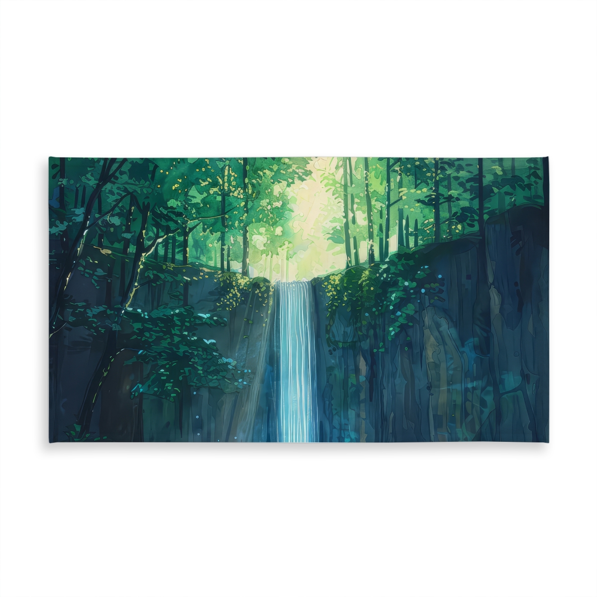 Picture of MWW C1TCLRGE3P91FV 58 x 102 in. Waterfall Green Indoor & Outdoor Tablecloth for Home Decor