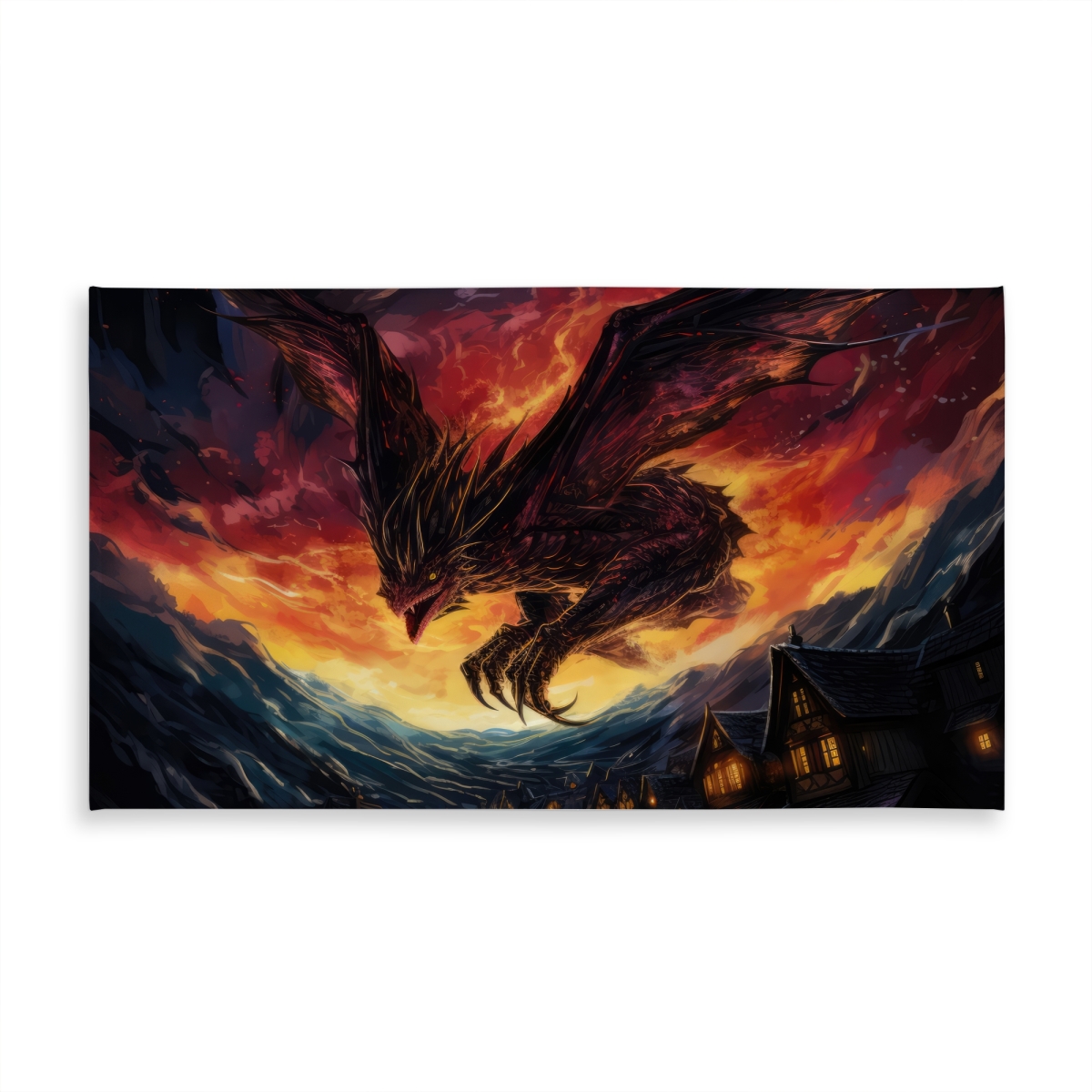 Picture of MWW C1TCLRGE4O8PLR 58 x 102 in. Back for Revenge Red Indoor & Outdoor Tablecloth - Home Decor