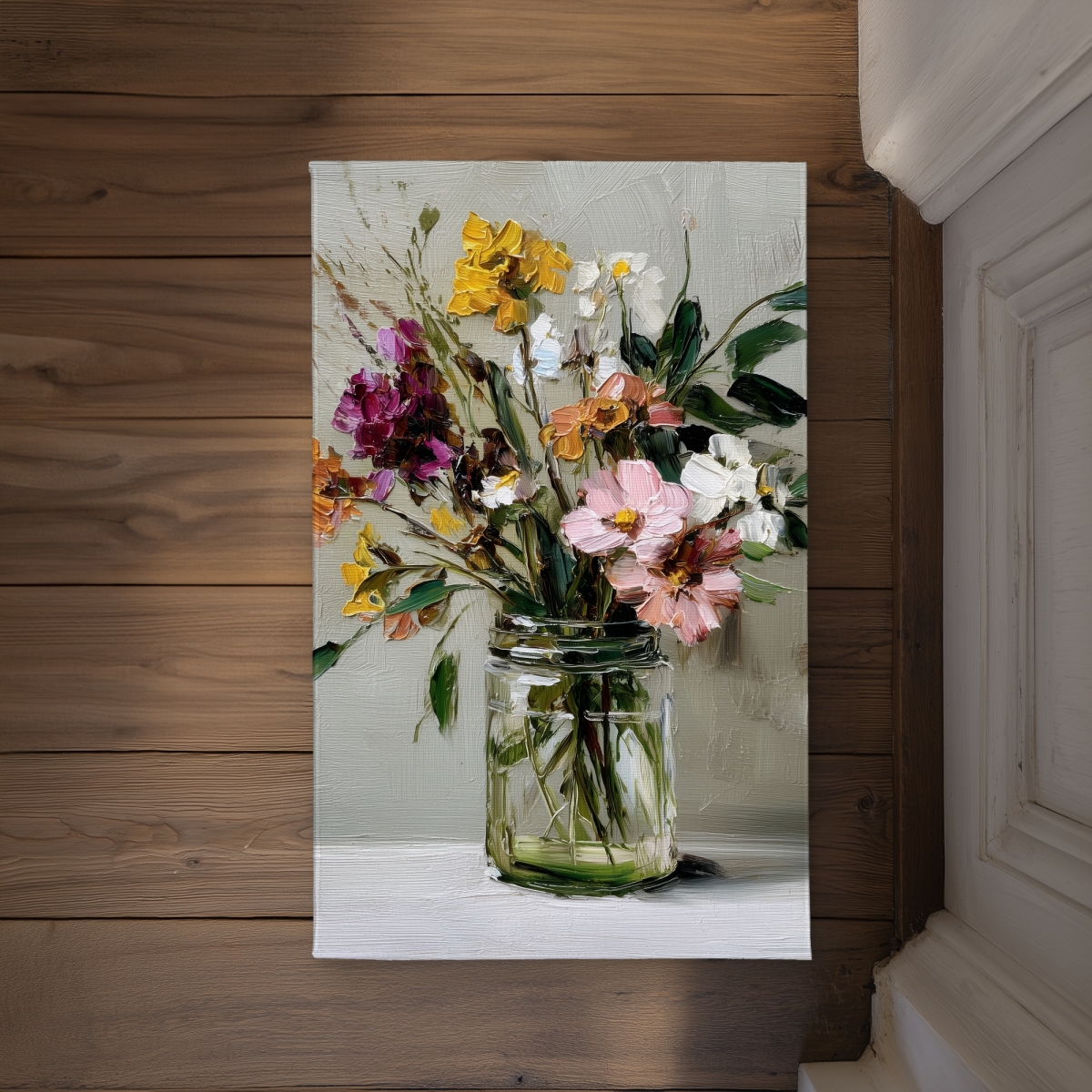 CODM2134WYRGS8 21 x 34 in. Still Life Pink Indoor & Outdoor Door Mat - Home Decor Accent
