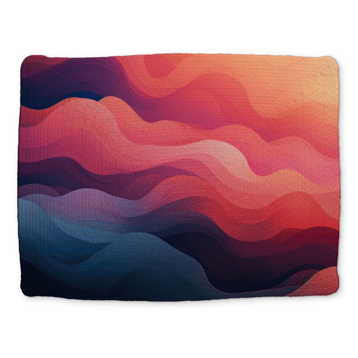 Picture of MWW CBPM1418L8MTTI 14 x 18 in. Ethereal Smoke - Pink Braided Polyester Placemat for Home Decor