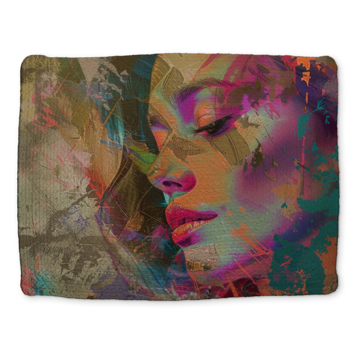 Picture of MWW CBPM1418REVC8V 14 x 18 in. Grunge Look Beige Braided Polyester Placemat for Home Decor