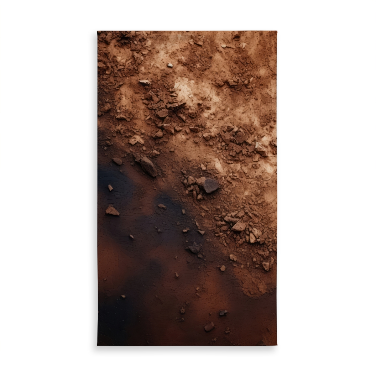 Picture of MWW C1TCLRGEZ68RTL 58 x 102 in. The Dark Patch - Brown Indoor & Outdoor Tablecloth for Home Decor