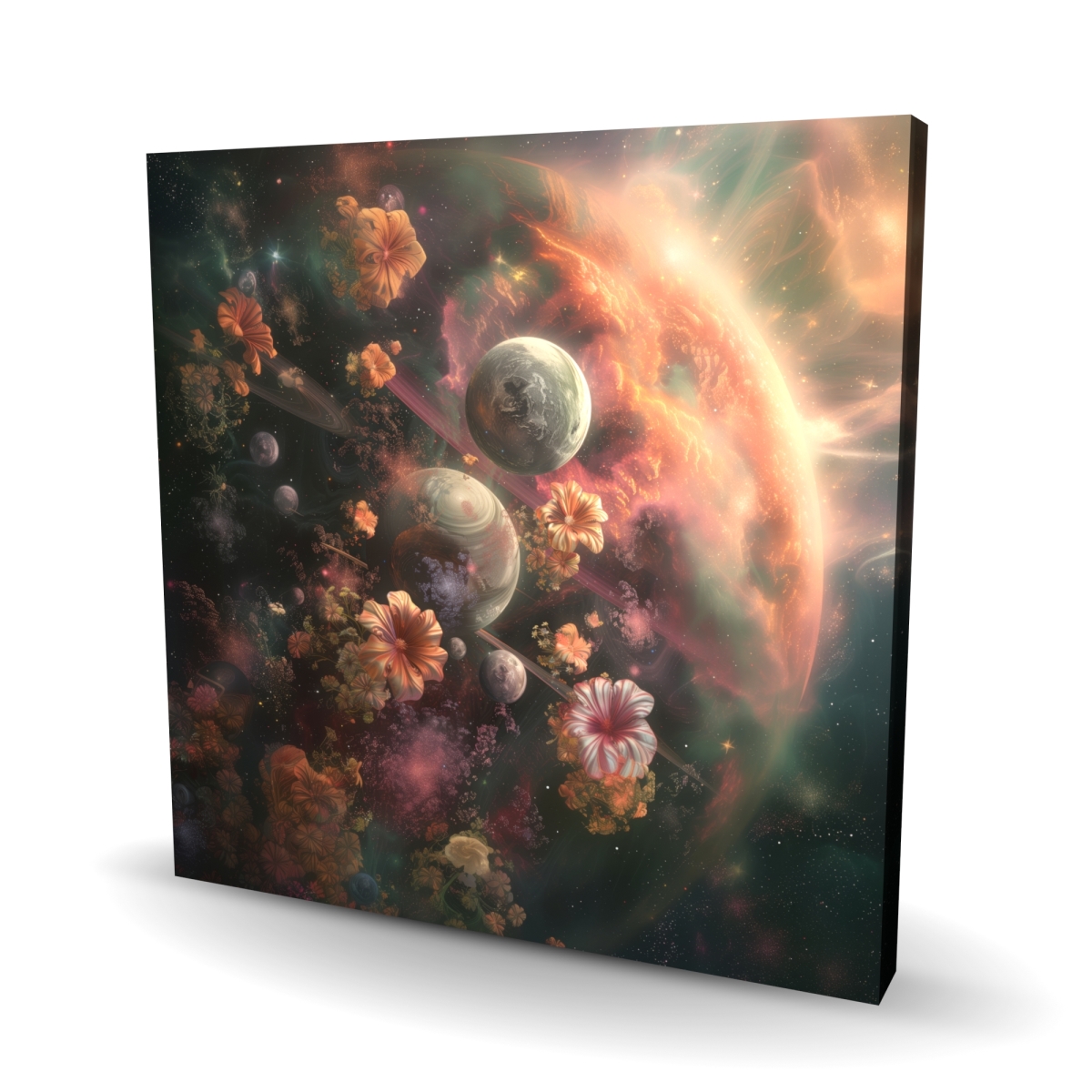 C1RC2424JR0MFC 24 x 24 in. Capturing Light - Black Canvas Wall Art for Elegant Spaces