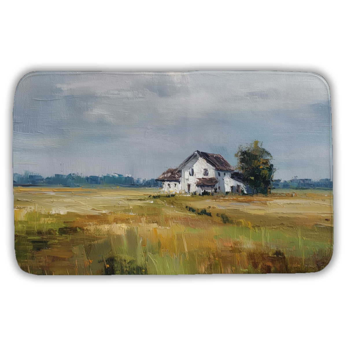 C1BM2134QBBX3H 21 x 34 in. Marsh Yellow Bath Mat - Stylish Home Decor Essential