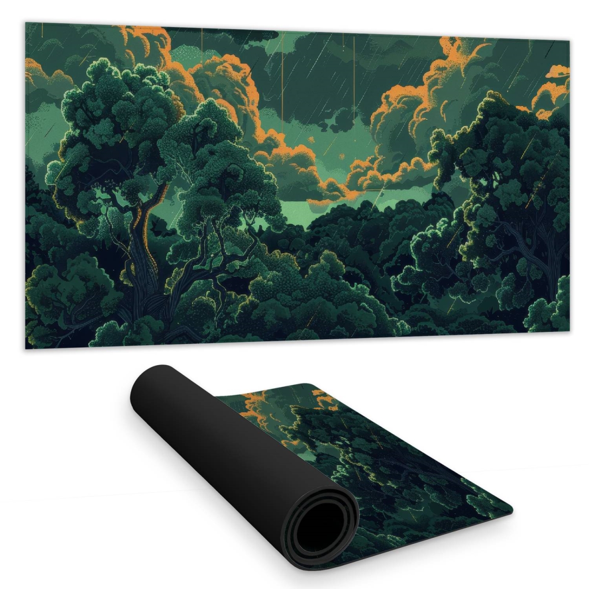 Concius Sales C1DM1531FZYPYI 16 x 32 in. Drops Desk Mat - Stylish Home Decor, Durable and Comfortable