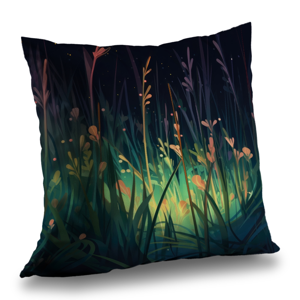 Concius Sales C1PC161676CT2D 16 x 16 in. Between twigs Poly Twill Throw for Stylish Home Decor - Insert NOT included