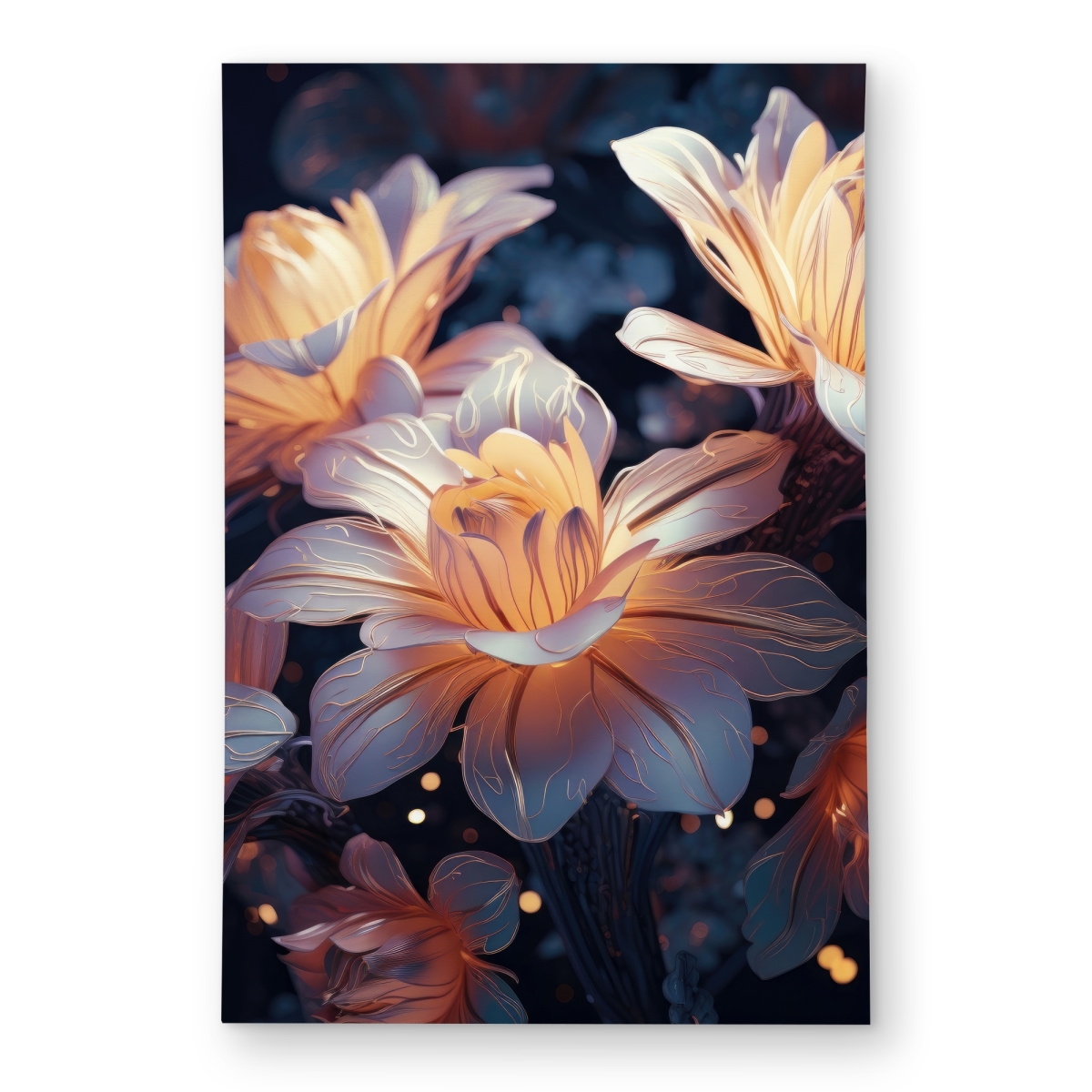 C1ROAR23S0J8NA 2 x 3 ft. Pixie Flowers Blue Outdoor Rectangle Area Rug - Home Decor Essential