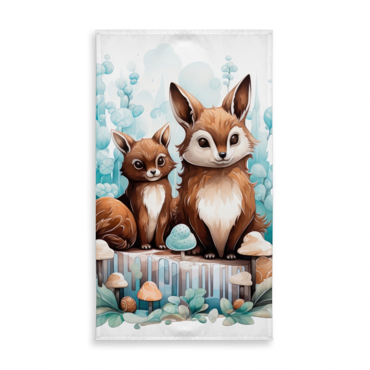 Picture of MWW C1TCLRGET0GARL 58 x 102 in. Two Pals Brown Indoor & Outdoor Tablecloth - Home Decor