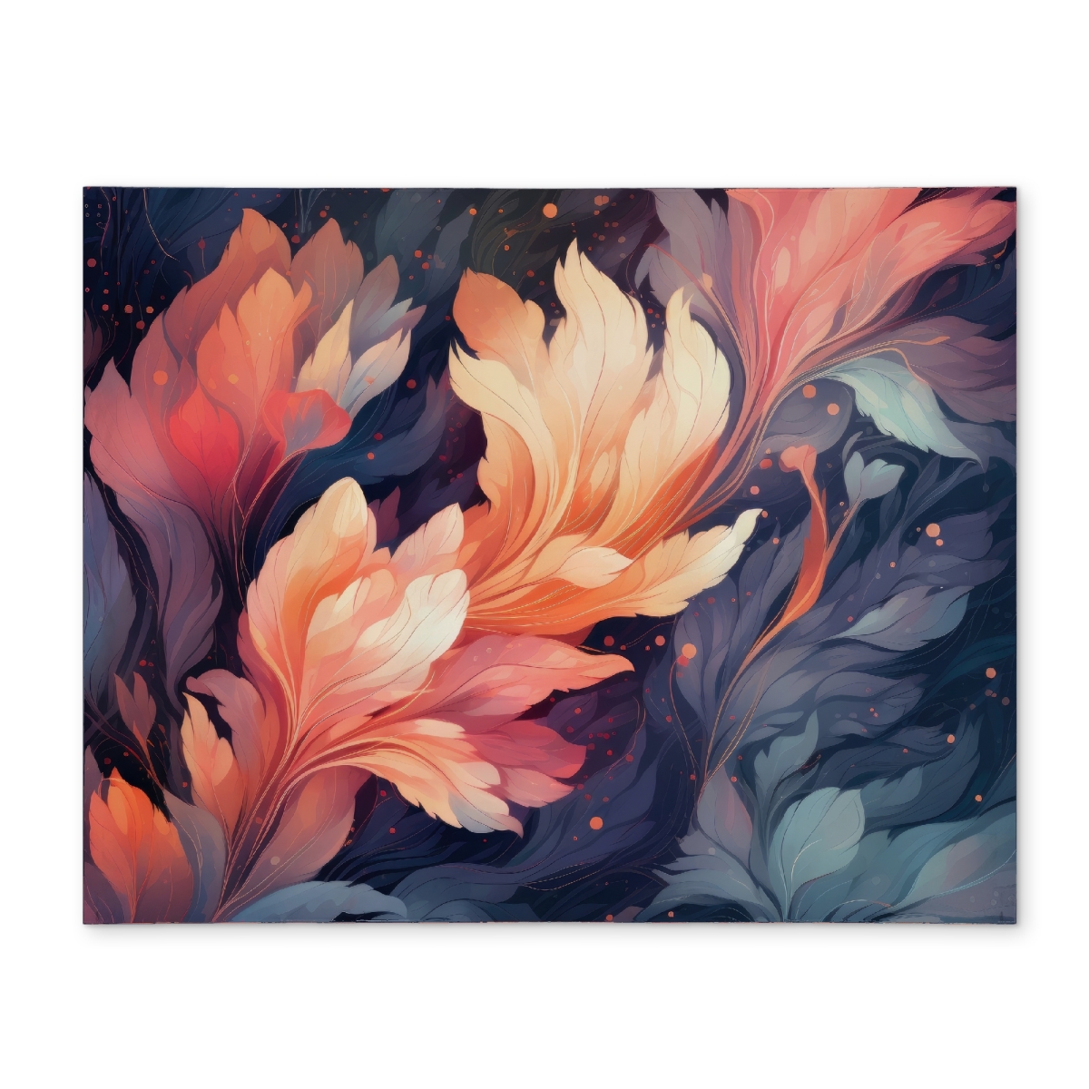Picture of MWW CPPM1418KC93GJ 14 x 18 in. Ethereal Orange Polyester Placemat for Home Decor - Stylish Accent