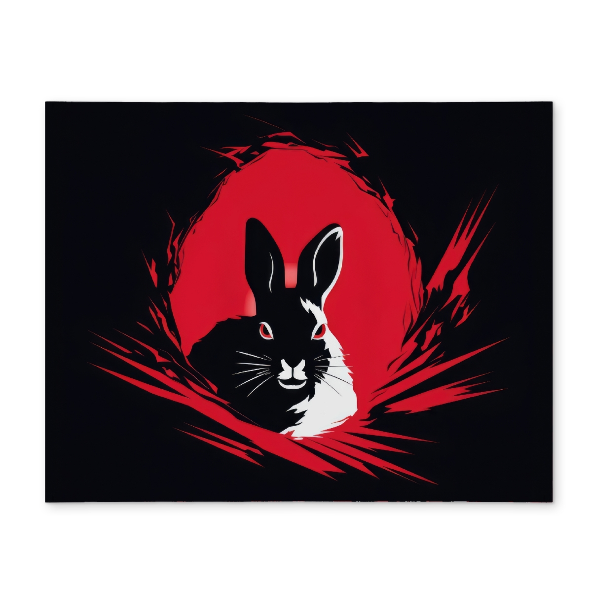 Picture of MWW CPPM1418L9O8OE 14 x 18 in. Bad Intentions - White Polyester Placemat for Home Decor