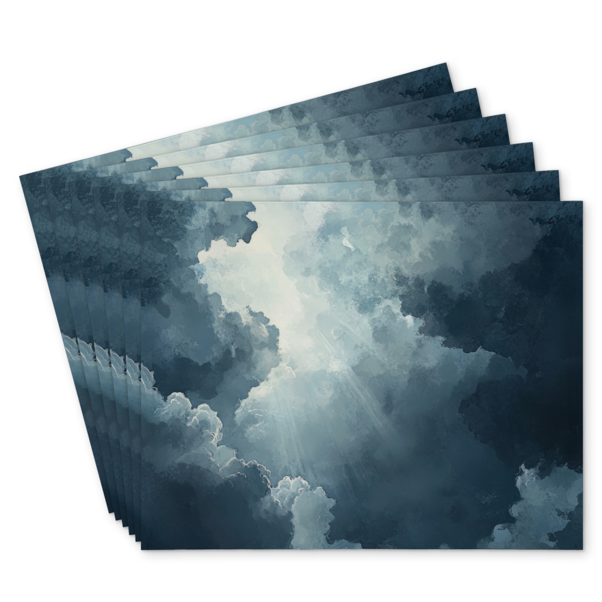 Picture of Conscious Sales C6PP14181WK2NM 14 x 18 in. Afterglow Polyester Placemat - Stylish Home Decor Accent