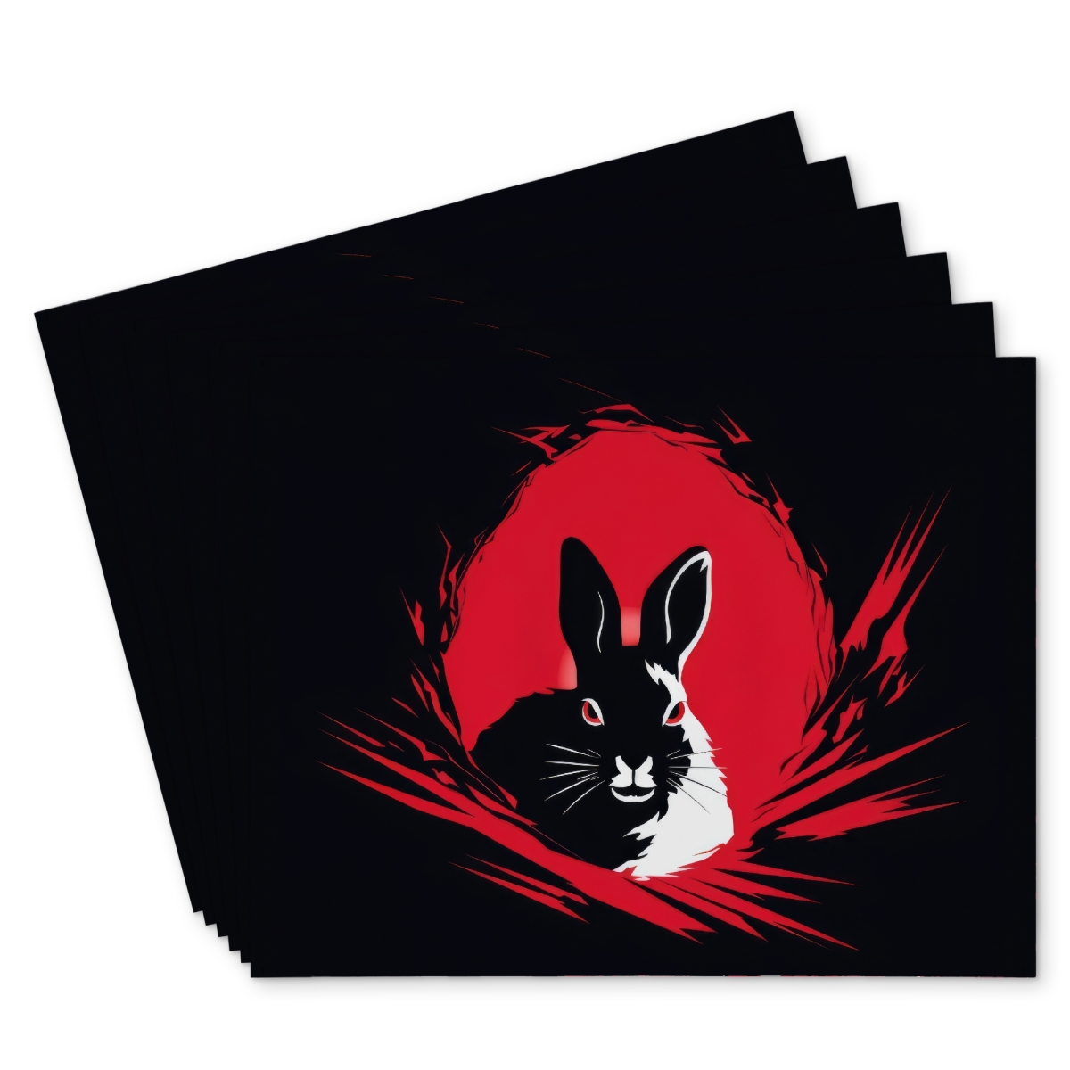 C6PP14186PR0HF 14 x 18 in. Bad Intentions Polyester Placemat - Stylish Home Decor