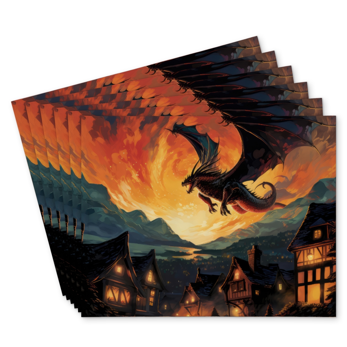 C6PP1418AFGT47 14 x 18 in. Hope for Mercy Polyester Placemat - Elegant Home Decor