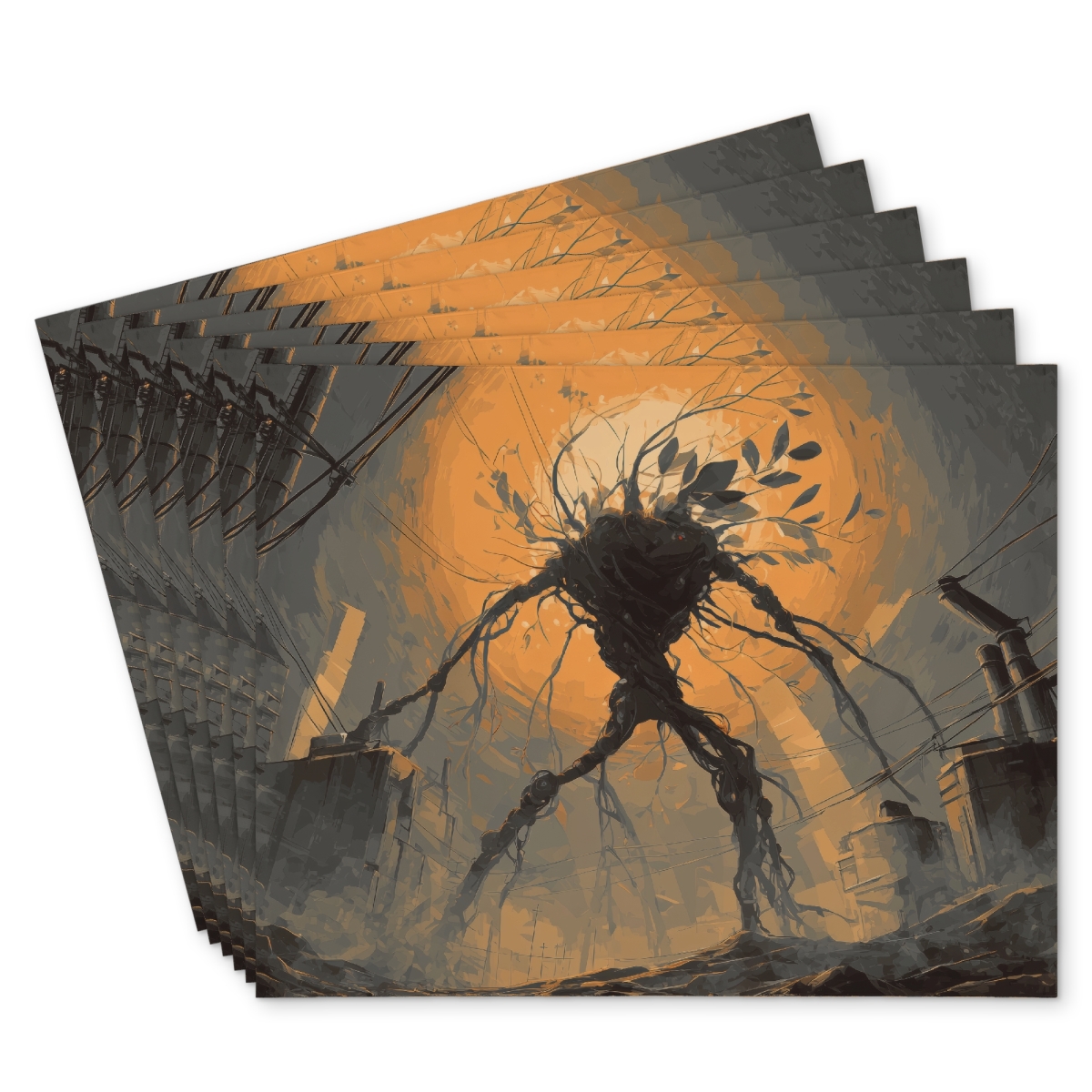 Picture of Conscious Sales C6PP1418DJQYXH 14 x 18 in. Final Warning Polyester Placemat - Stylish Decor Accessory