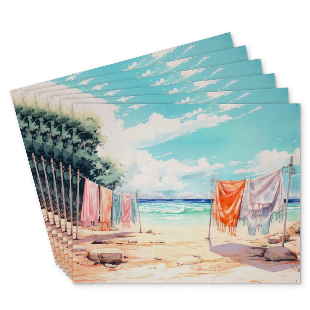 Picture of Conscious Sales C6PP1418G665FL 14 x 18 in. Sunny Side Polyester Placemat - Stylish Home Decor Accent