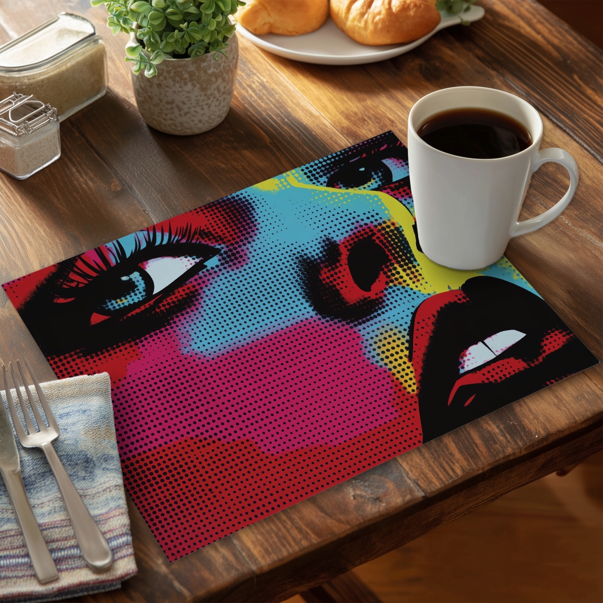 Picture of Conscious Sales C6PP1418J9P9EG 14 x 18 in. Comics Polyester Placemat - Stylish Home Decor Accent