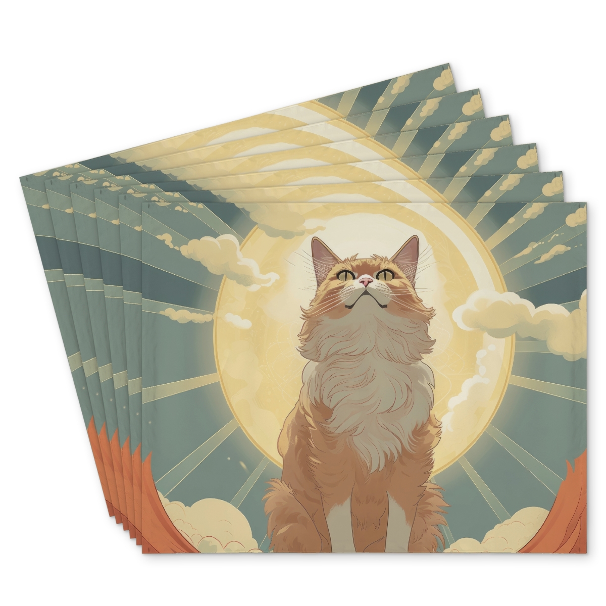 Picture of Conscious Sales C6PP1418UXVN4I 14 x 18 in. Moewing Above Polyester Placemat - Stylish Decor Accessory
