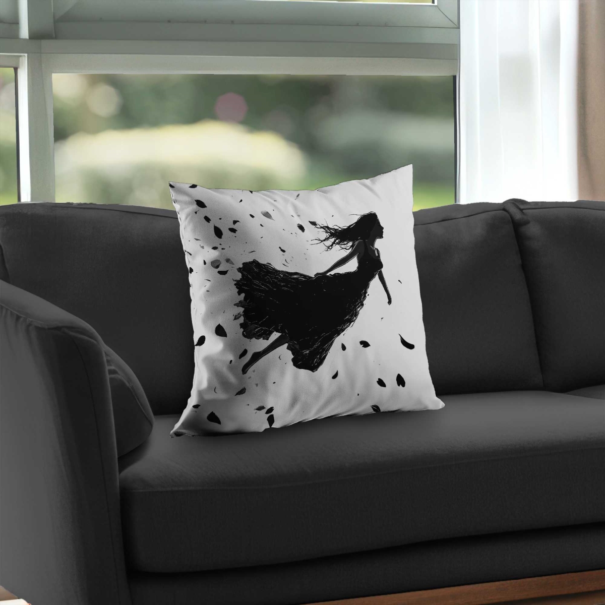 Concius Sales C1PT2020ZU7U04 20 x 20 in. Floating Poly Twill Throw Pillow - Stylish Home Decor Accent - Insert Included