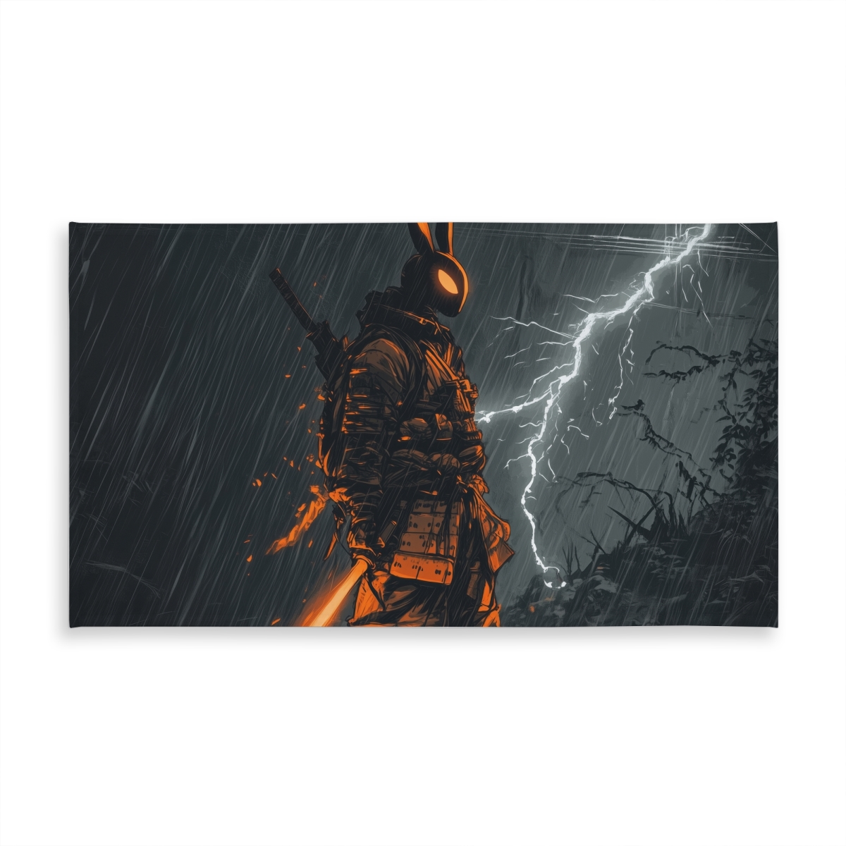 Picture of Conscious Sales C1TCLRGE8HCB54 58 x 102 in. War Machine White Indoor & Outdoor Tablecloth for Home Decor