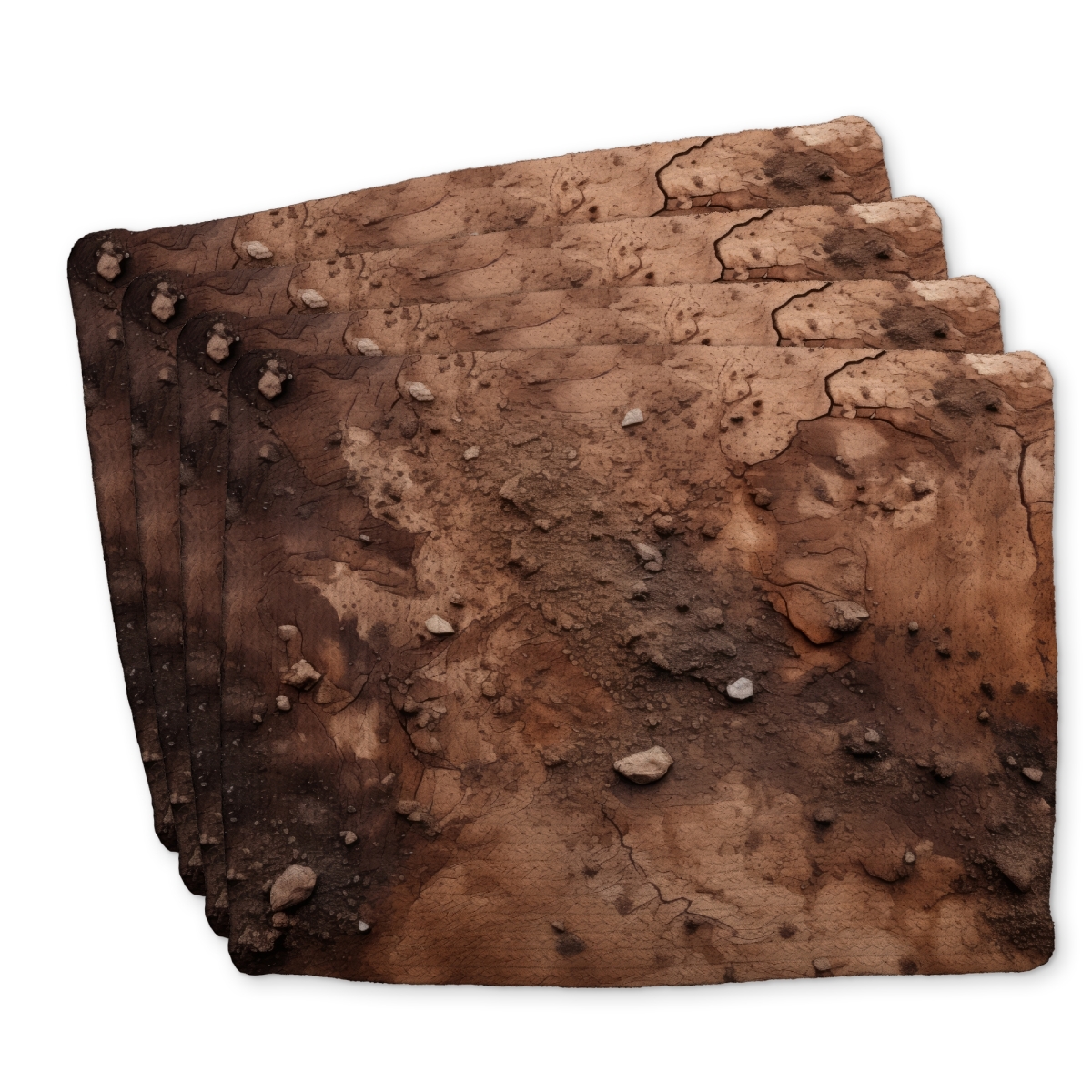 Picture of Conscious Sales C4BP14185ZLLLD 14 x 18 in. Mud & Stones Braided Polyester Placemat - Home Decor