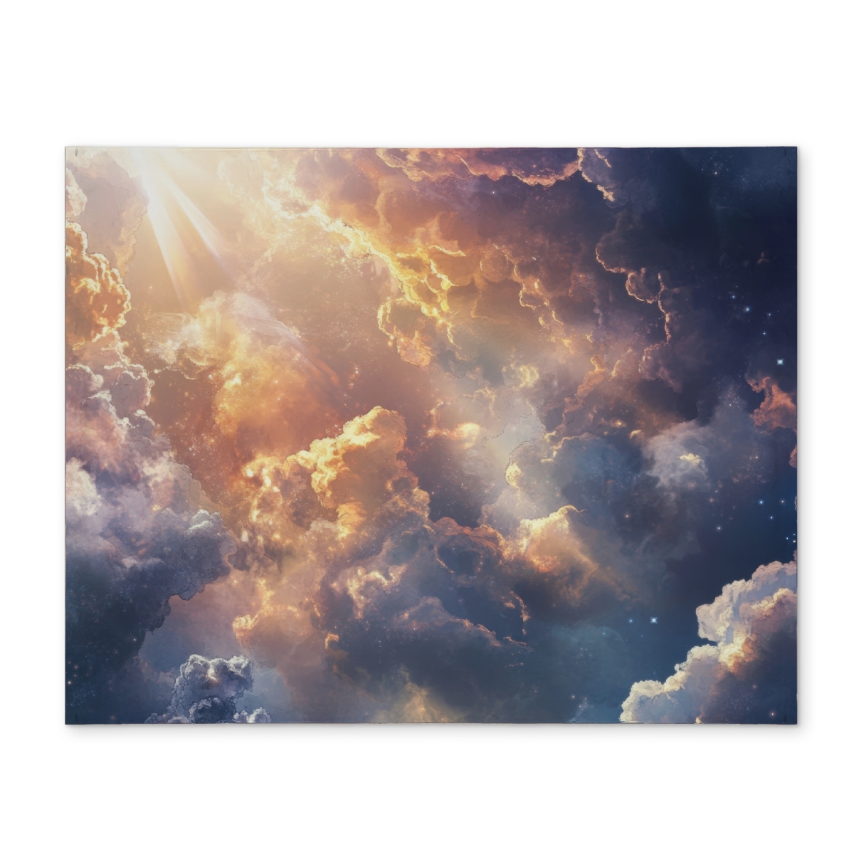 Picture of Conscious Sales CPPM1418NRTE8V 14 x 18 in. Piercing Light - White Polyester Placemat for Home Decor