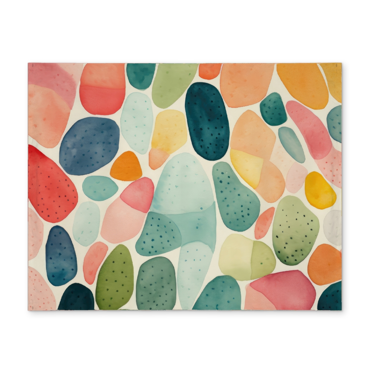 Picture of Conscious Sales CPPM1418WAB5YH 14 x 18 in. Seedy Shapes - Blue Polyester Placemat for Home Decor