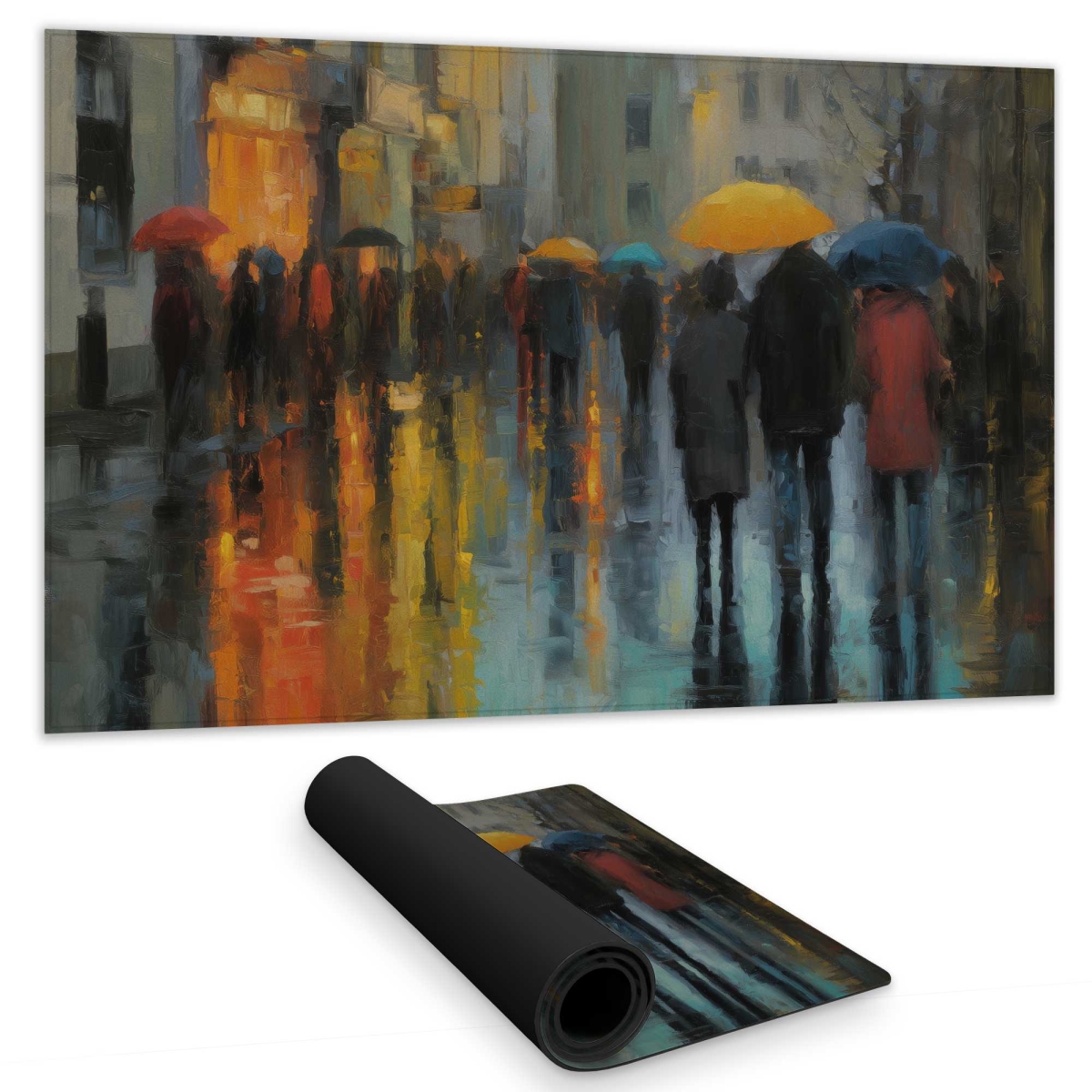 Concius Sales C1DM1424468G9H 14 x 24 in. Rainy Day Gaming Mat - Stylish Home Decor for Gamers