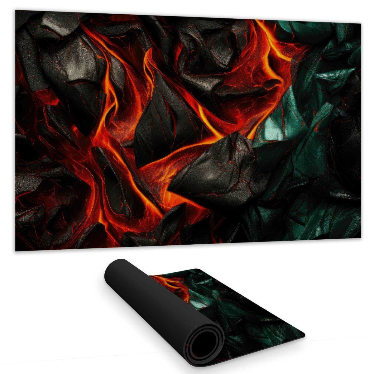 Concius Sales C1DM14248GZODG 14 x 24 in. Imminent Rupture Gaming Mat - Stylish Home Decor Mat