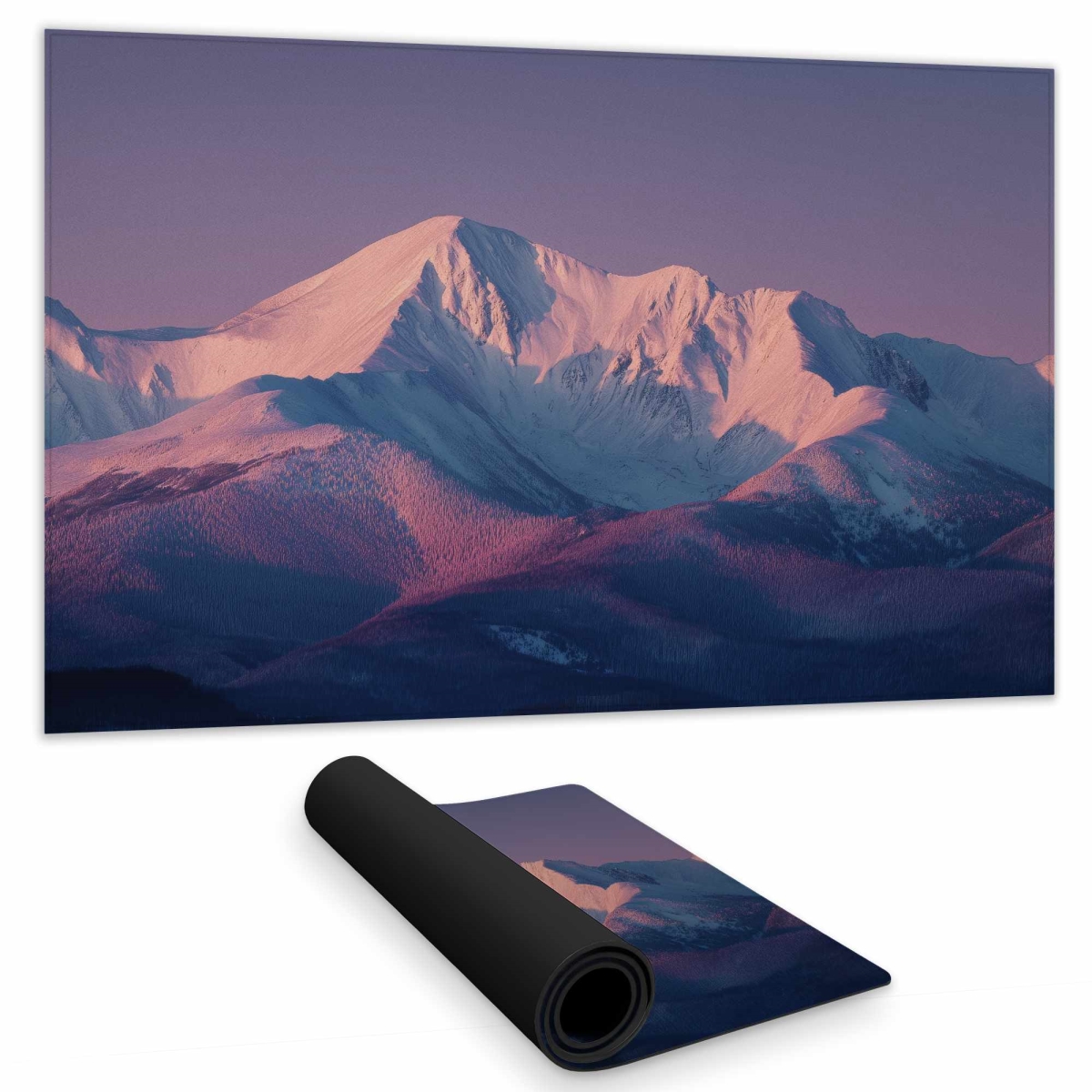 Concius Sales C1DM1424HLOV2A 14 x 24 in. Rising Snow Gaming Mat - Stylish Home Decor for Gamers