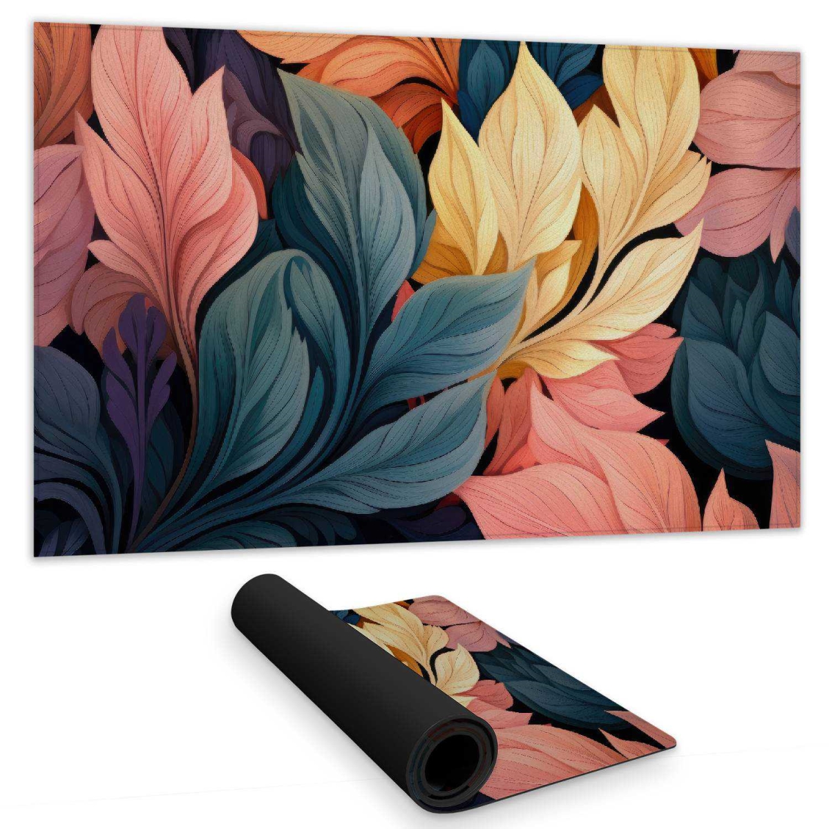 Concius Sales C1DM1424HMSNGI 14 x 24 in. Pastel Bloom Gaming Mat - Stylish Home Decor Desk Pad