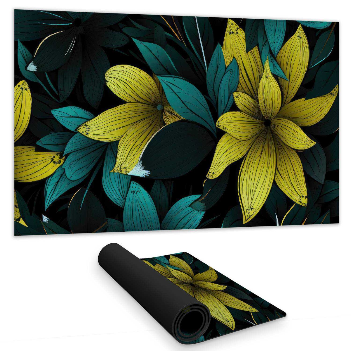 C1DM1424N0D5GS 14 x 24 in. Potent Turquoise Gaming Mat for Stylish Home Decor - Buy Now