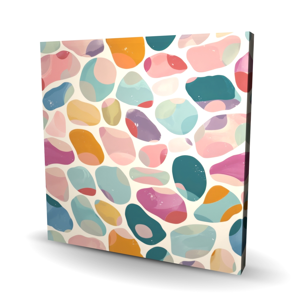 C1RC24242A0OFU 24 x 24 in. Dots & Bops - White Canvas Home Decor for Stylish Spaces
