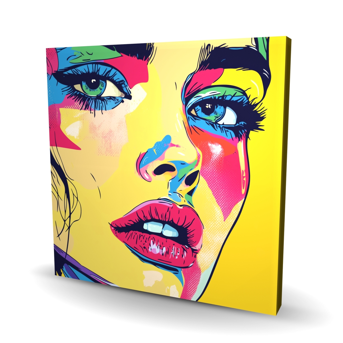 C1RC2424379BH4 24 x 24 in. Glaze - Blue Canvas Art for Elegant Decor - Unique Design