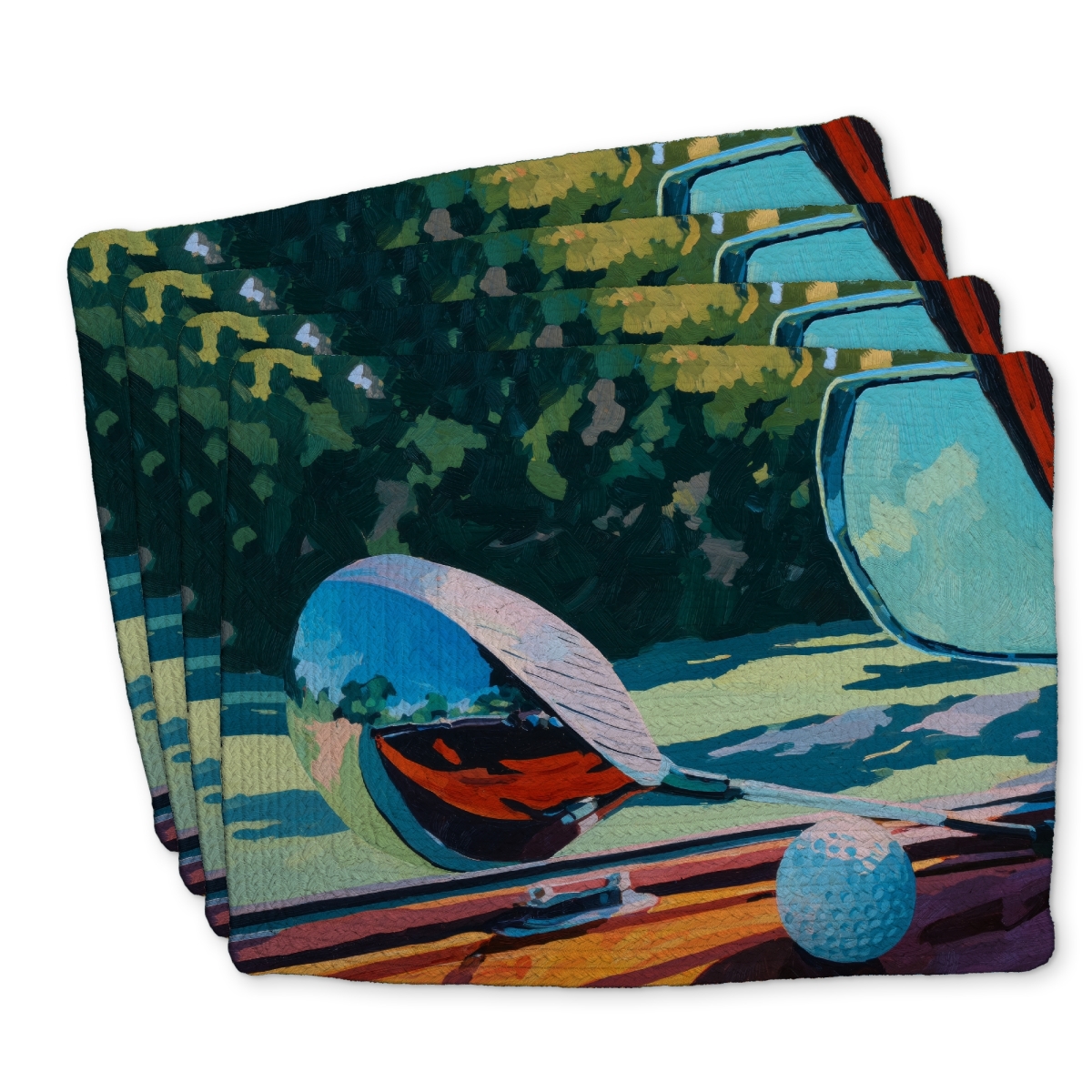 Picture of Conscious Sales C4BP1418N1KA9A 14 x 18 in. The Drive Braided Polyester Placemat - Stylish