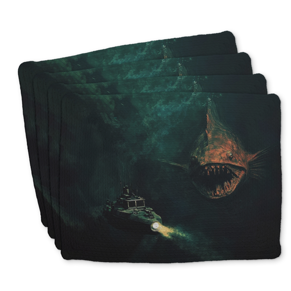 Picture of Conscious Sales C4BP1418PBXICR Depths Braided Polyester Placemat - Stylish Home Decor - 14 x 18 in.