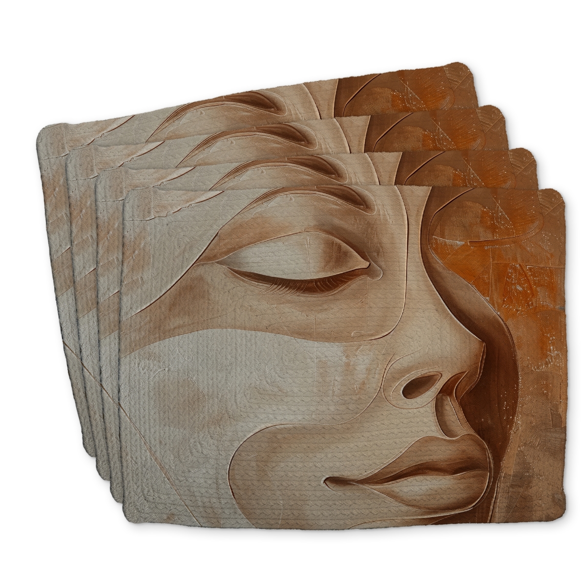 Picture of Conscious Sales C4BP1418PGRSAJ 14 x 18 in. Serenity Braided Polyester Placemat - Elegant Home Decor