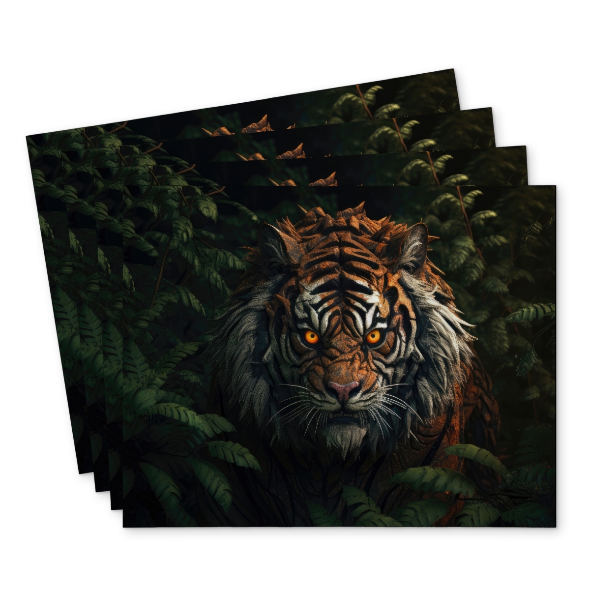 Picture of Conscious Sales C4PP14183G9PID Predator Polyester Placemat - Stylish Home Decor Accent - 14 x 18 in.