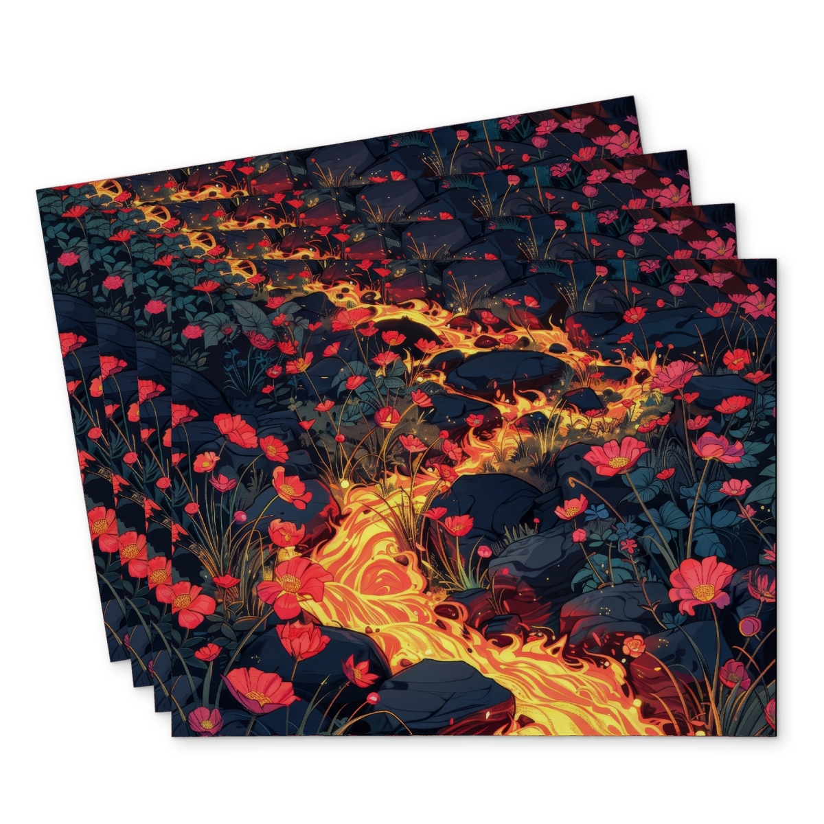 Picture of Conscious Sales C4PP14183OYHPJ 14 x 18 in. Dodging Nature Polyester Placemat for Stylish Home Decor