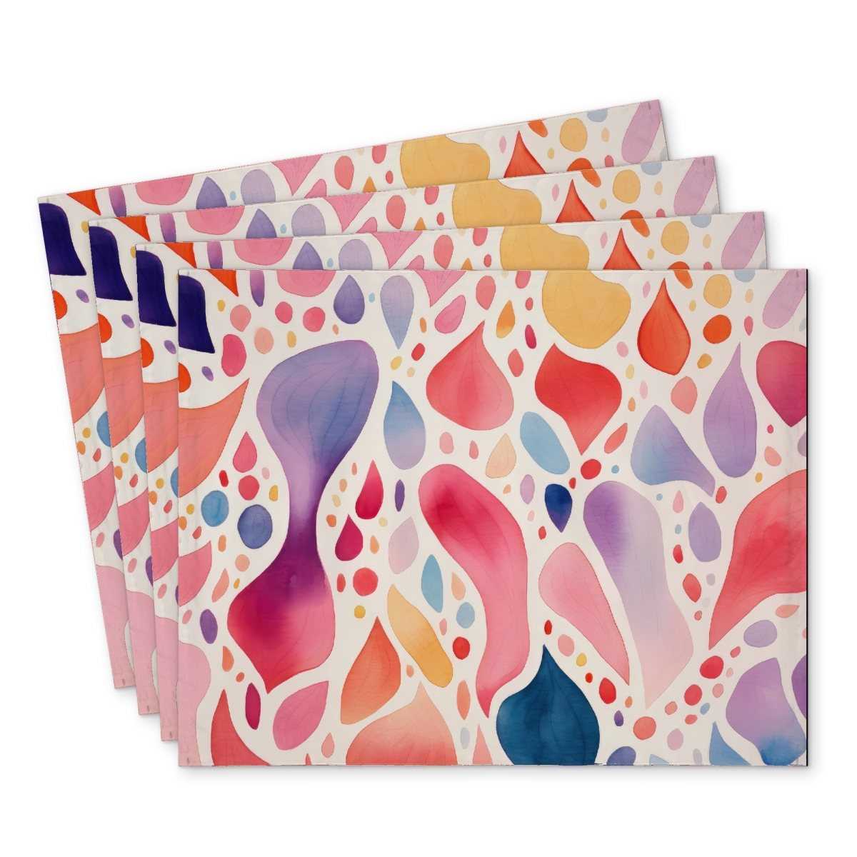 Picture of Conscious Sales C4PP1418BZJCSI 14 x 18 in. Splotches Polyester Placemat - Stylish Home Decor Accent